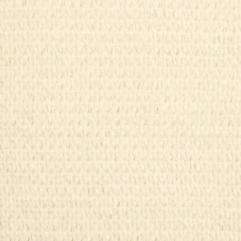 Żagiel przeciwsłoneczny, 160 g/m², kremowy, 3/4x3 m, HDPE
