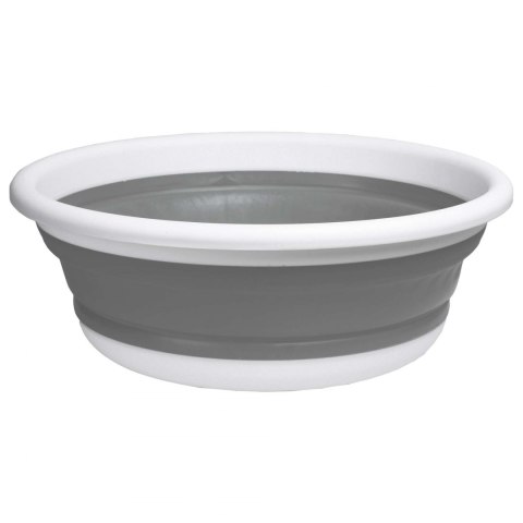 Miska okrągła 37 cm biało-szara COMPACT