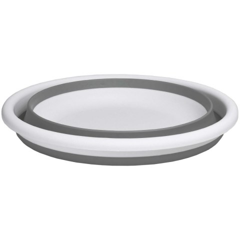 Miska okrągła 37 cm biało-szara COMPACT