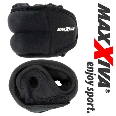 MAXXIVA Zestaw manszet obciążających na dłonie, 2 x 1 kg