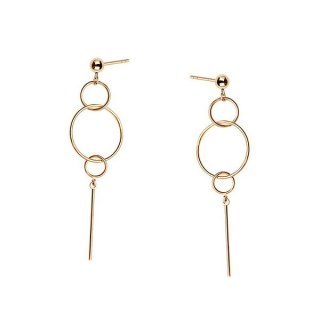 Gold earrings KXC6650