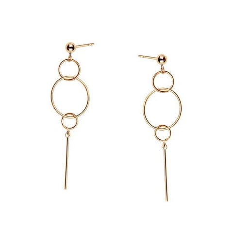 Gold earrings KXC6650