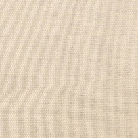 Rama łóżka bez materaca Kremowa 90x190 cm Tkanina