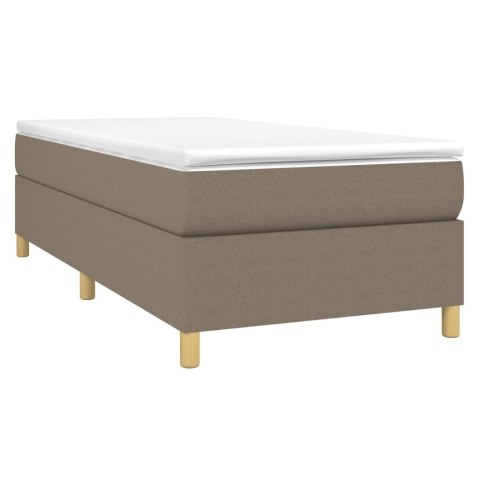 Rama łóżka bez materaca Taupe 80x200 cm Tkanina