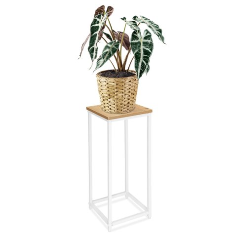 Kwietnik ARBEN 60 cm biały craft