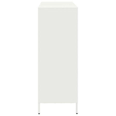 Szafka, biała, 101,5x39x103,5 cm, stal