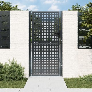 Furtka ogrodowa, antracytowa, 105x250 cm, stal