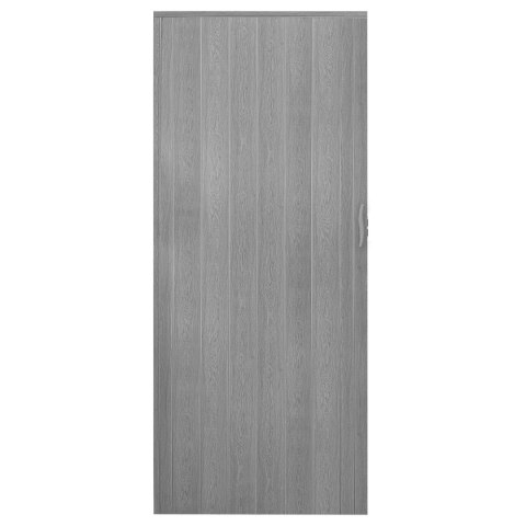 Drzwi harmonijkowe natura 001P-80-67 szary dąb mat