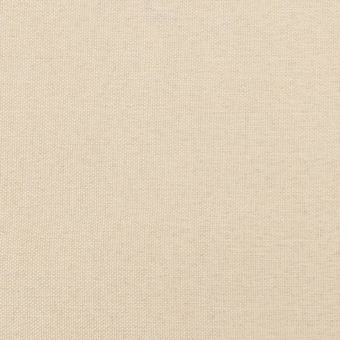 Rama łóżka bez materaca Kremowa 90x190 cm Tkanina
