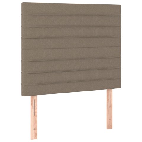 Rama łóżka bez materaca Taupe 90x200 cm Tkanina