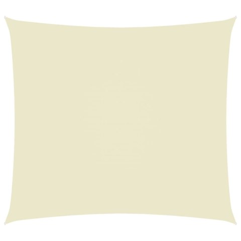 Prostokątny żagiel ogrodowy, tkanina Oxford, 3,5x4,5 m, kremowy