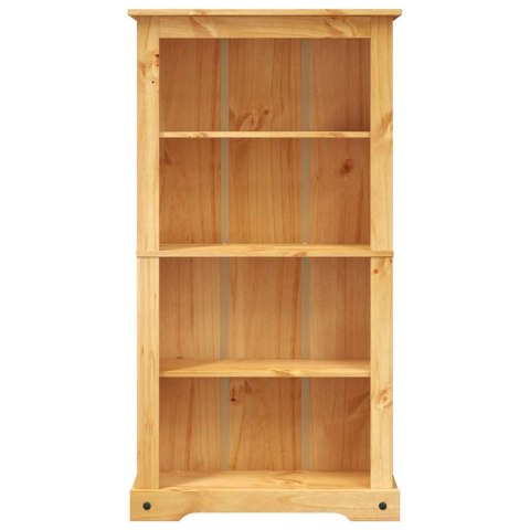 Biblioteczka w meksykańskim stylu Corona, sosna, 80x29x150 cm