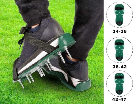 Aerator buty duże kolce do napowietrzania