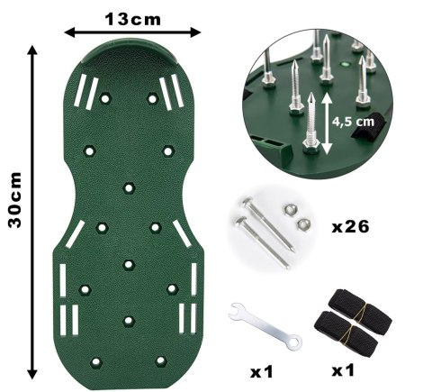 Aerator buty duże kolce do napowietrzania