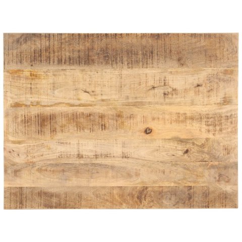 Blat stołu, lite drewno mango, 25-27 mm, 90x60 cm