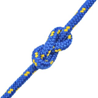 Linka żeglarska z polipropylenu, 14 mm, 50 m, niebieska
