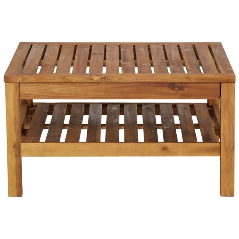 Stolik kawowy, 65 x 65 x 35 cm, lite drewno akacjowe