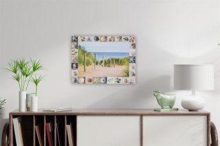 Obraz na ścianę "Droga na plażę", LED z timerem, 30 x 40 cm.