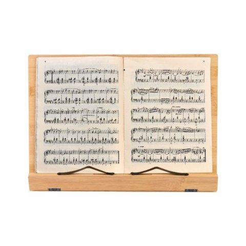Stojak na książki, bambusowy, wymiary: 39 x 28 x 4,2 cm