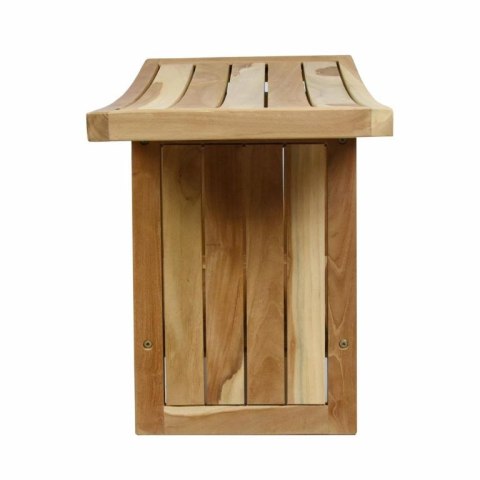 Stołek DIVERO, drewno tekowe, 60 x 35 x 45 cm