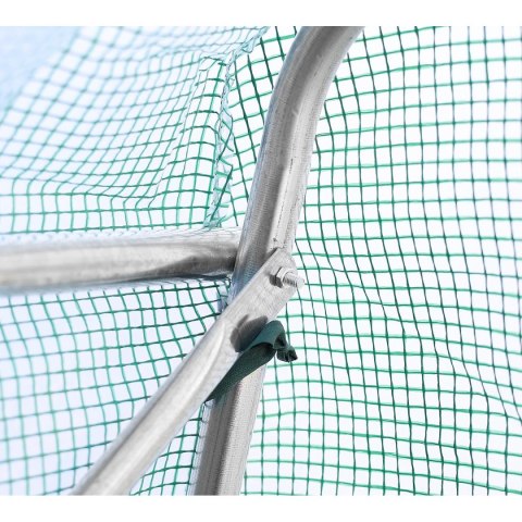 SZKLARNIA TUNEL OGRODOWY 300x600x200CM PE KONSTRUKCJA STAL ZIELONY
