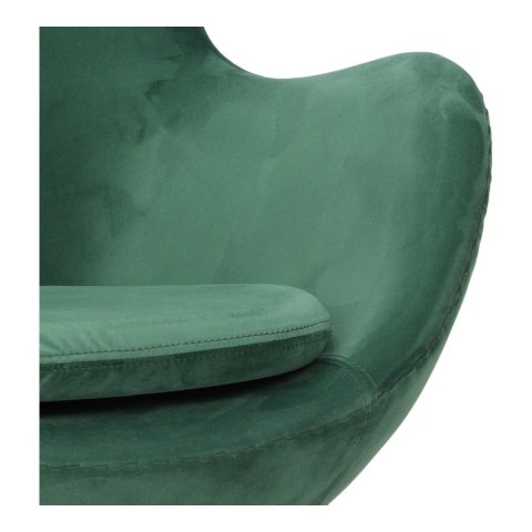 Fotel Jajo Velvet zielone/ złota