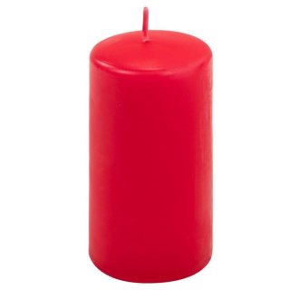 Zestaw świec filarowych, 11,5 cm, Ø 6 cm, czerwone, 12 szt.