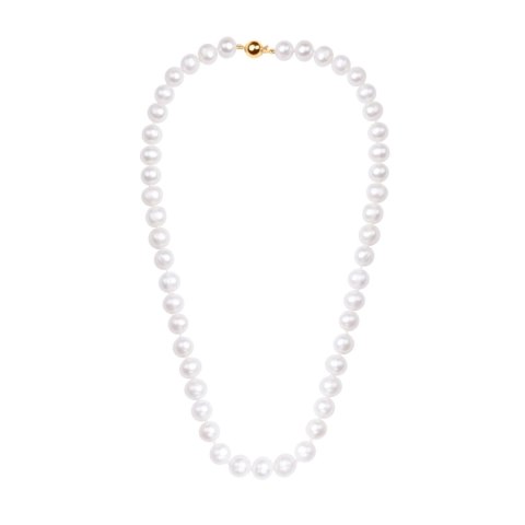 Gold necklace NZN6319 - Freshwater pearls
