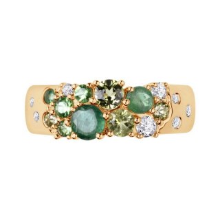 Gold ring PXC6697 - Emerald
