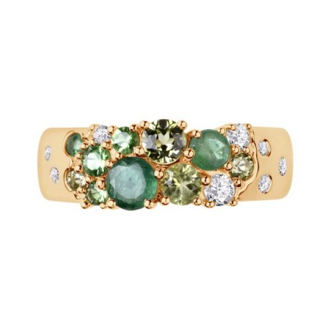Gold ring PXC6697 - Emerald