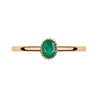 Gold ring PZC6664 - Emerald
