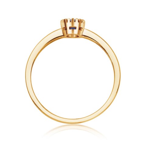 Gold ring PZC6664S - Sapphire