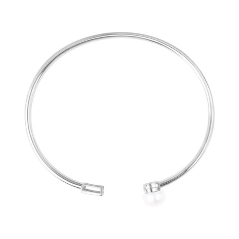 Rhodium plated silver bracelet BSN6669 - Zirconia