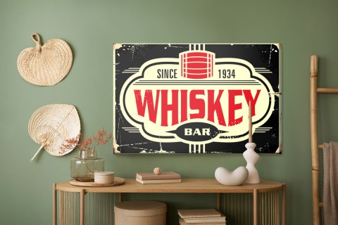 Obraz Na Płótnie Whisky W Stylu Vintage