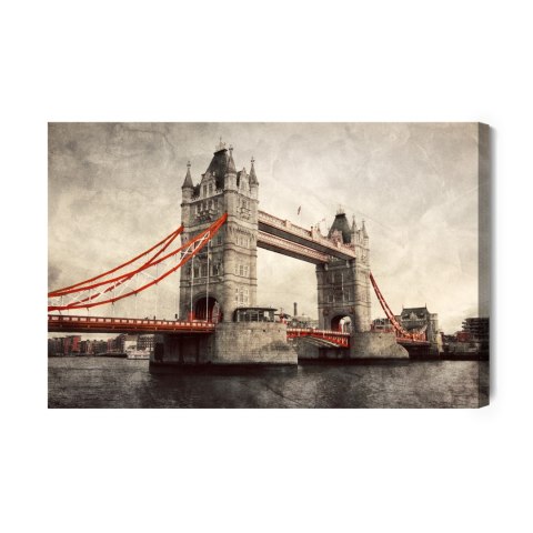 Obraz Na Płótnie Tower Bridge W Stylu Retro