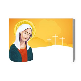 Obraz Na Płótnie Portret Najświętszej Maryi Panny