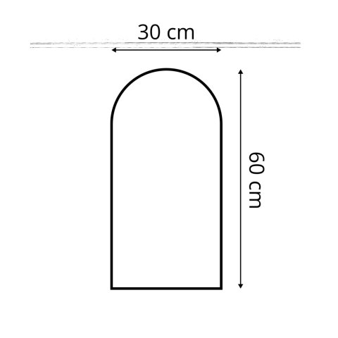 Panel Tapicerowany Brązowy 30cm