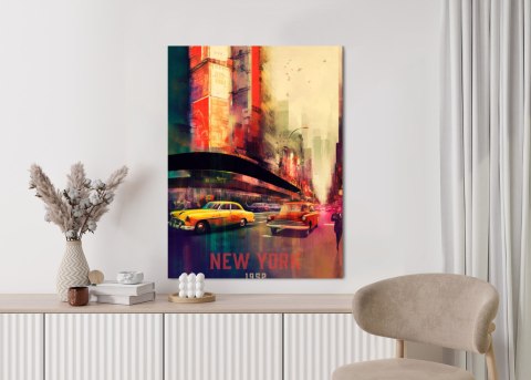 Plakat Abstrakcyjny Malunek Ulica W Nowym Jorku