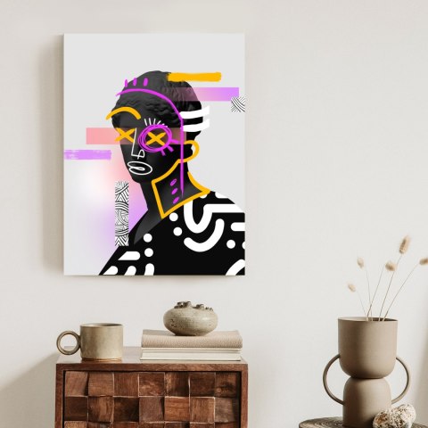 Plakat Antyczna Rzeźba Surrealistyczny Kolaż Współczesny