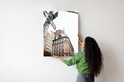 Plakat Drogowskaz Na Ulicy Nyc