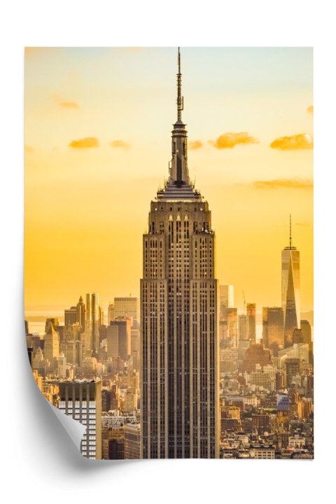 Plakat Nyc Top Of The Rock O Zachodzie Słońca
