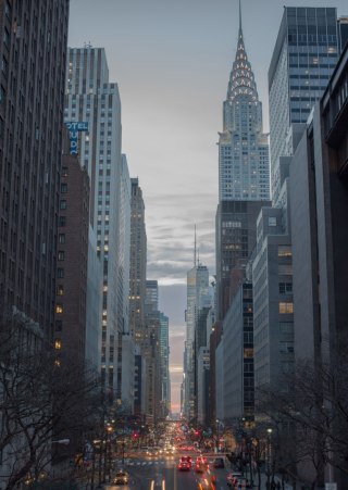 Plakat Widok Na Ulicę 42 Na Manhattanie