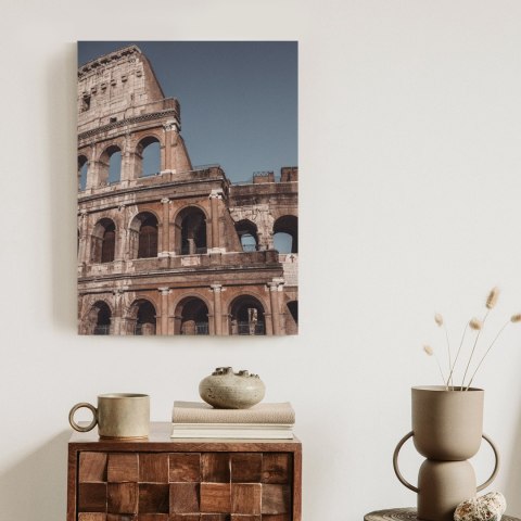 Plakat Architektura Koloseum Na Tle Błękitnego Nieba