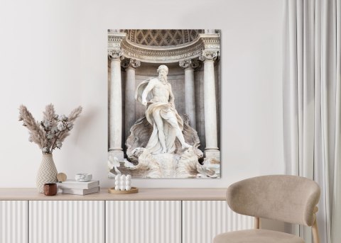 Plakat Architektura Najpiękniejszej Fontanny Di Trevi W Rzymie
