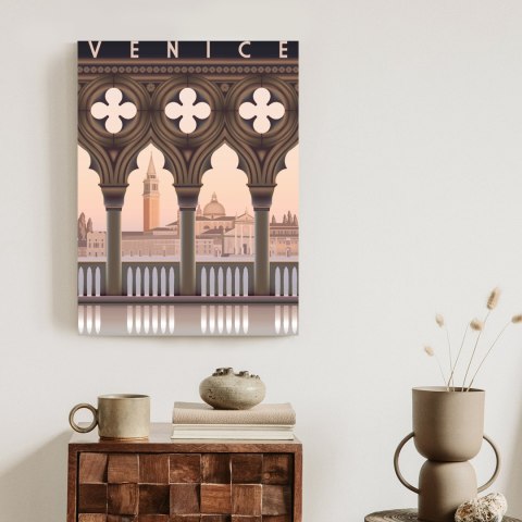 Plakat Wczesny Poranek W Wenecji