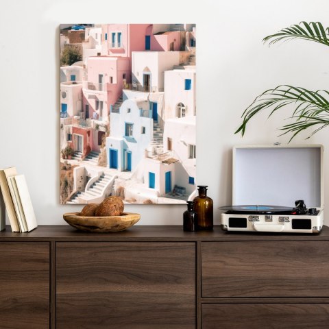 Plakat Kolorowa Grecka Architektura
