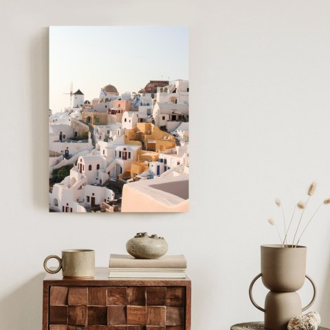 Plakat Zjawiskowa Architektura Miasteczka Oia Na Santorini