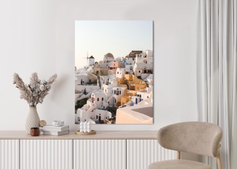 Plakat Zjawiskowa Architektura Miasteczka Oia Na Santorini