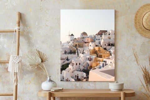 Plakat Zjawiskowa Architektura Miasteczka Oia Na Santorini