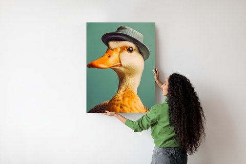 Plakat Kaczka Z Kapeluszem